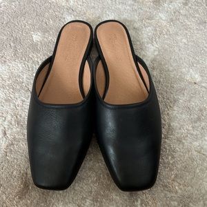Madewell Squared-tow mules, size 9